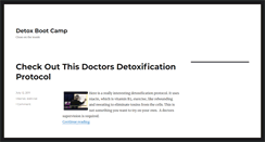 Desktop Screenshot of detoxbootcamp.com